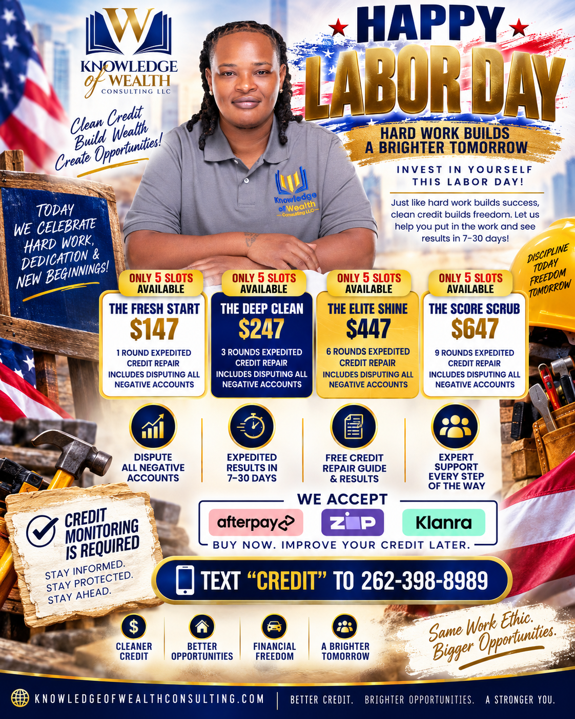 6 Round Labor Day Sale